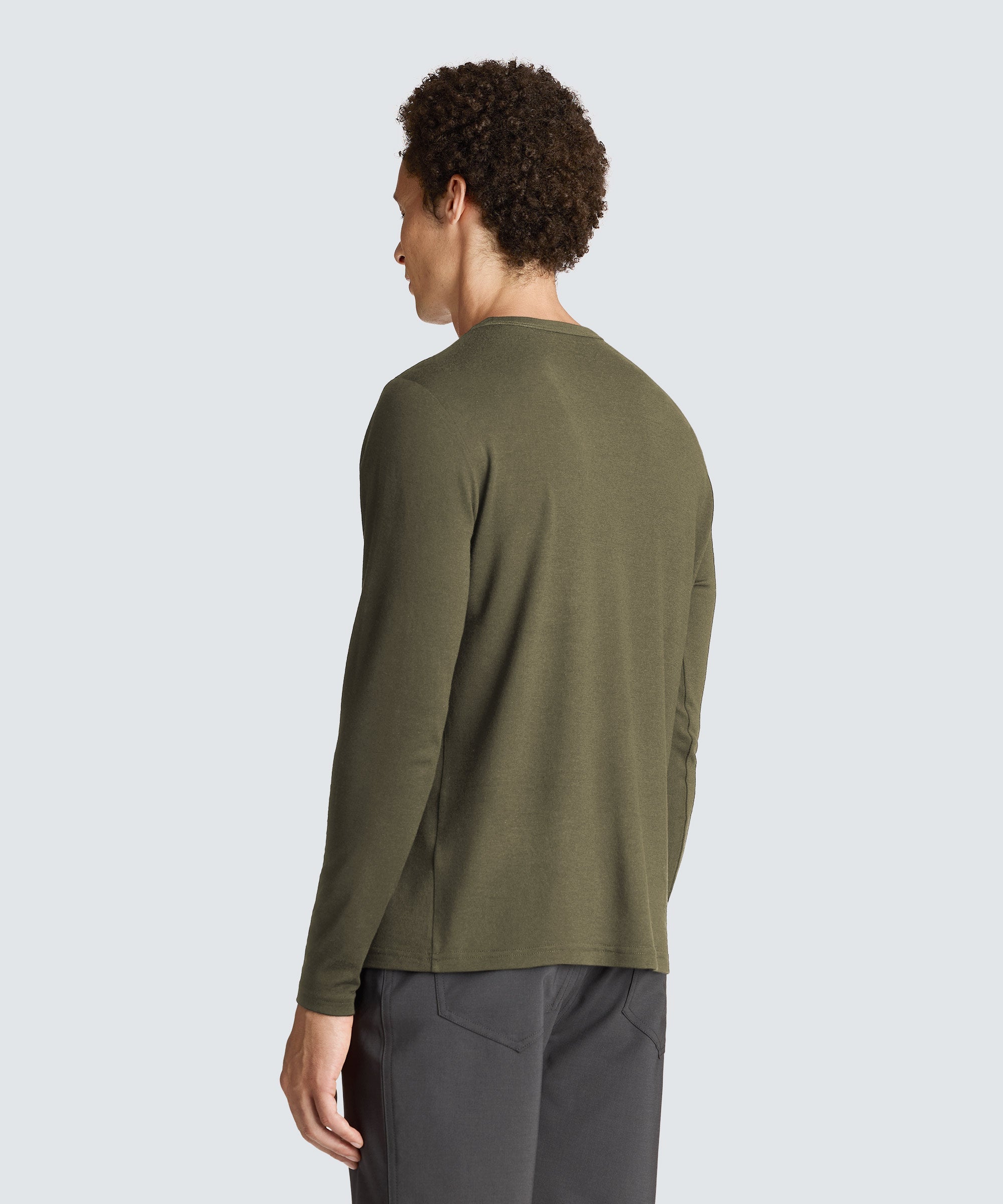 Men's Long Sleeve Merino Crew