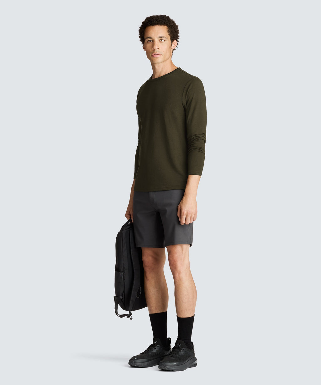 Men's Long Sleeve Merino Crew