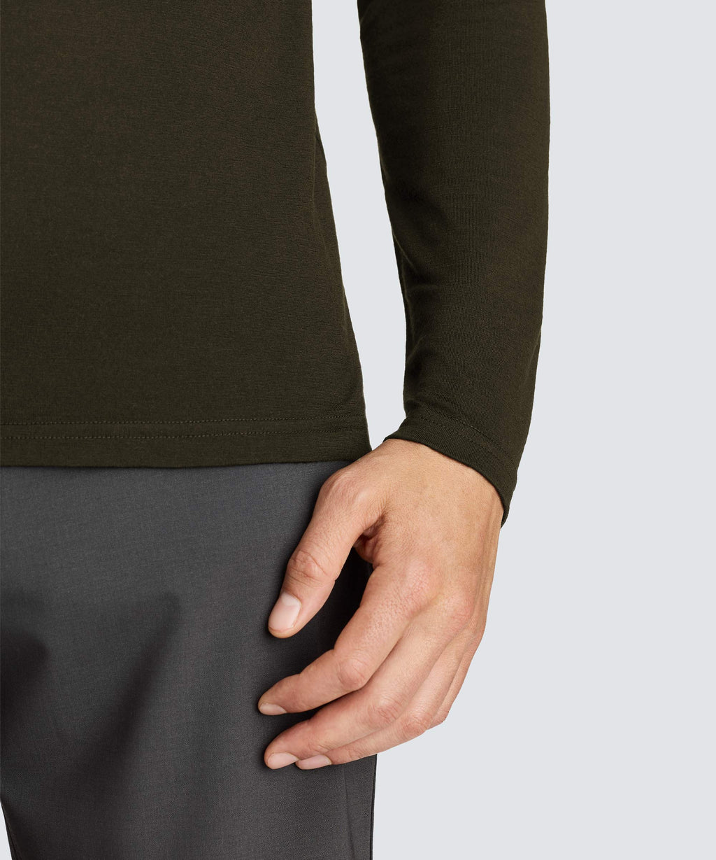 Men's Long Sleeve Merino Crew