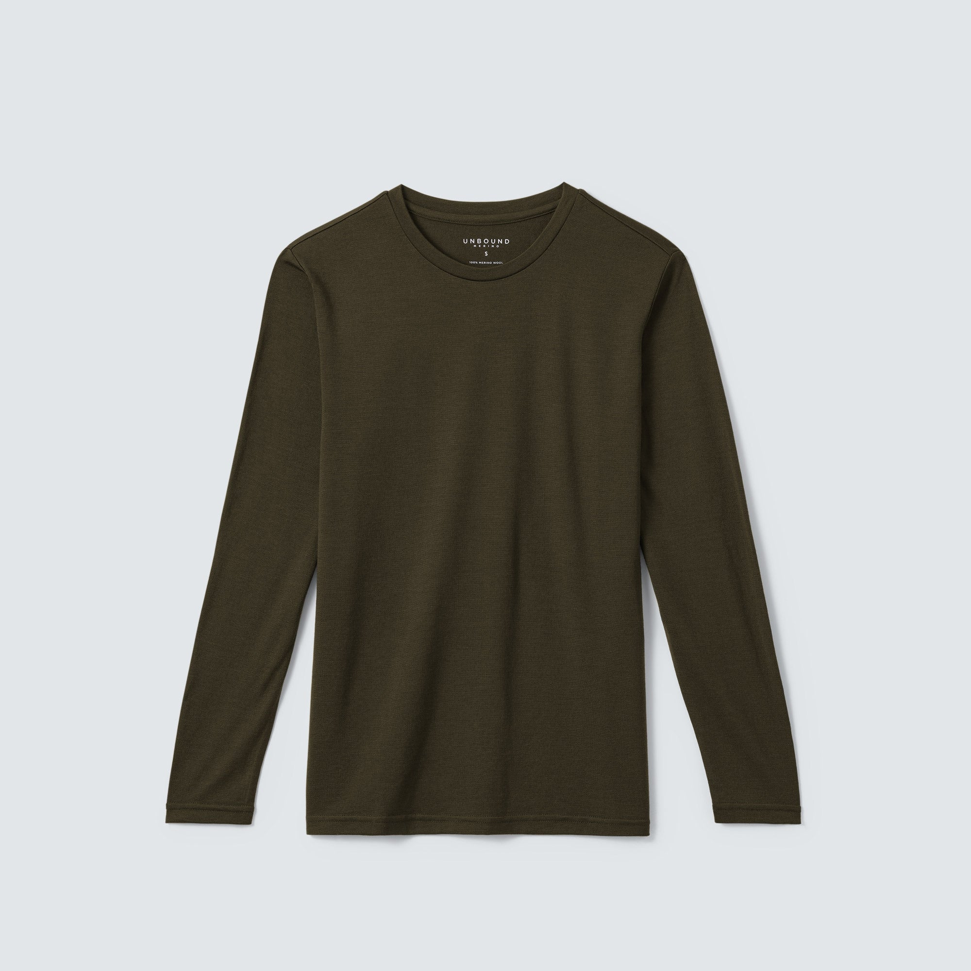 Men's Long Sleeve Merino Crew