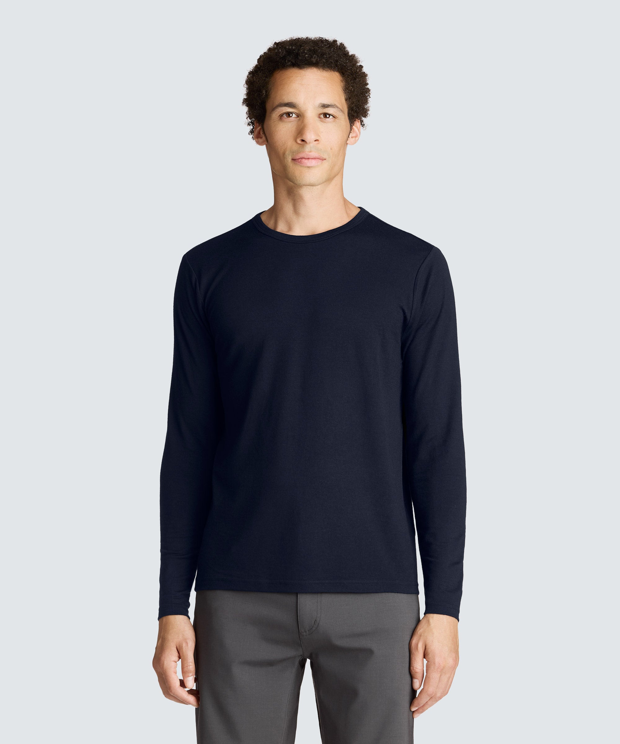 Men's Long Sleeve Merino Crew