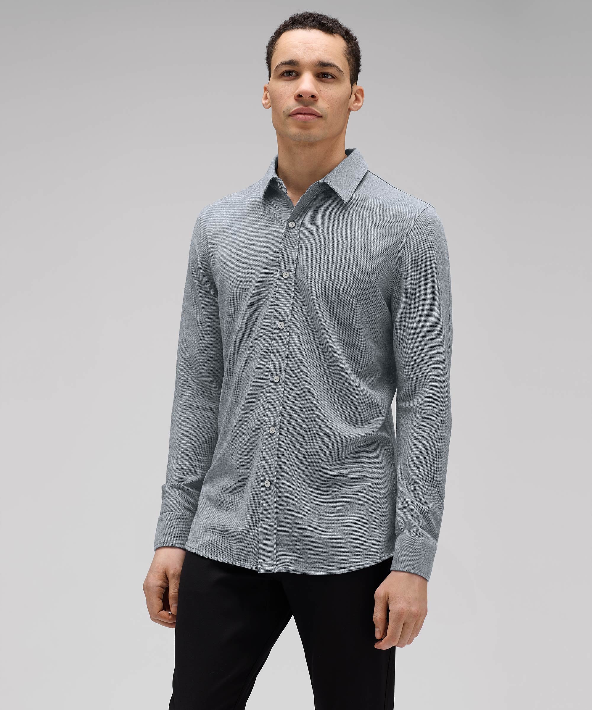 Men's Merino Button-Up