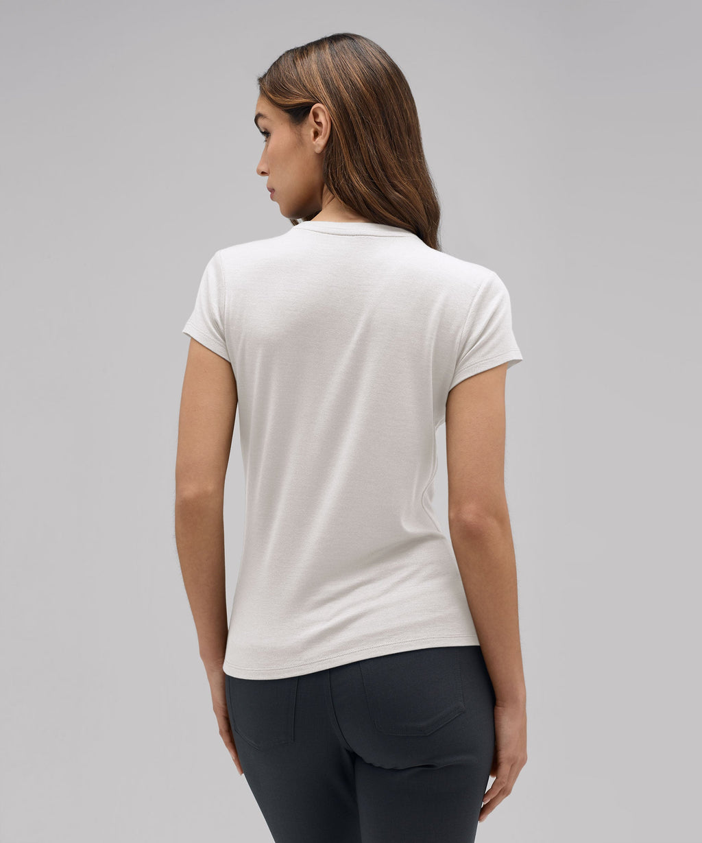 Women's Slim Merino Crew Neck T-Shirt