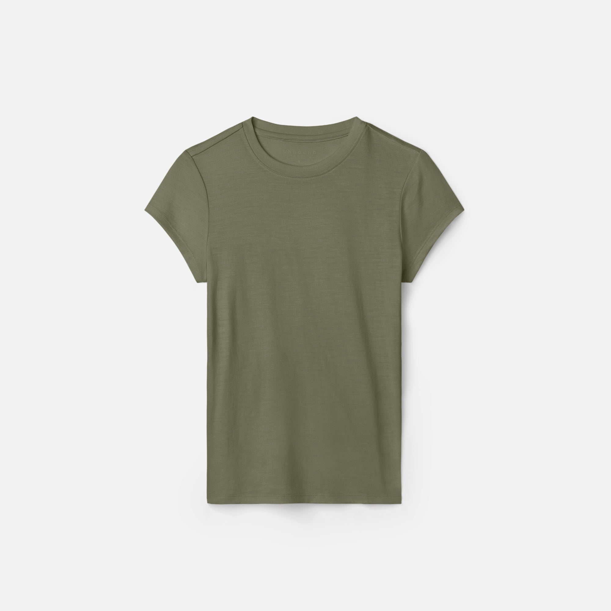 Women's Slim Merino Crew Neck T-Shirt